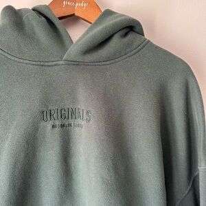 adidas Originals Forest Green Pullover Hoodie